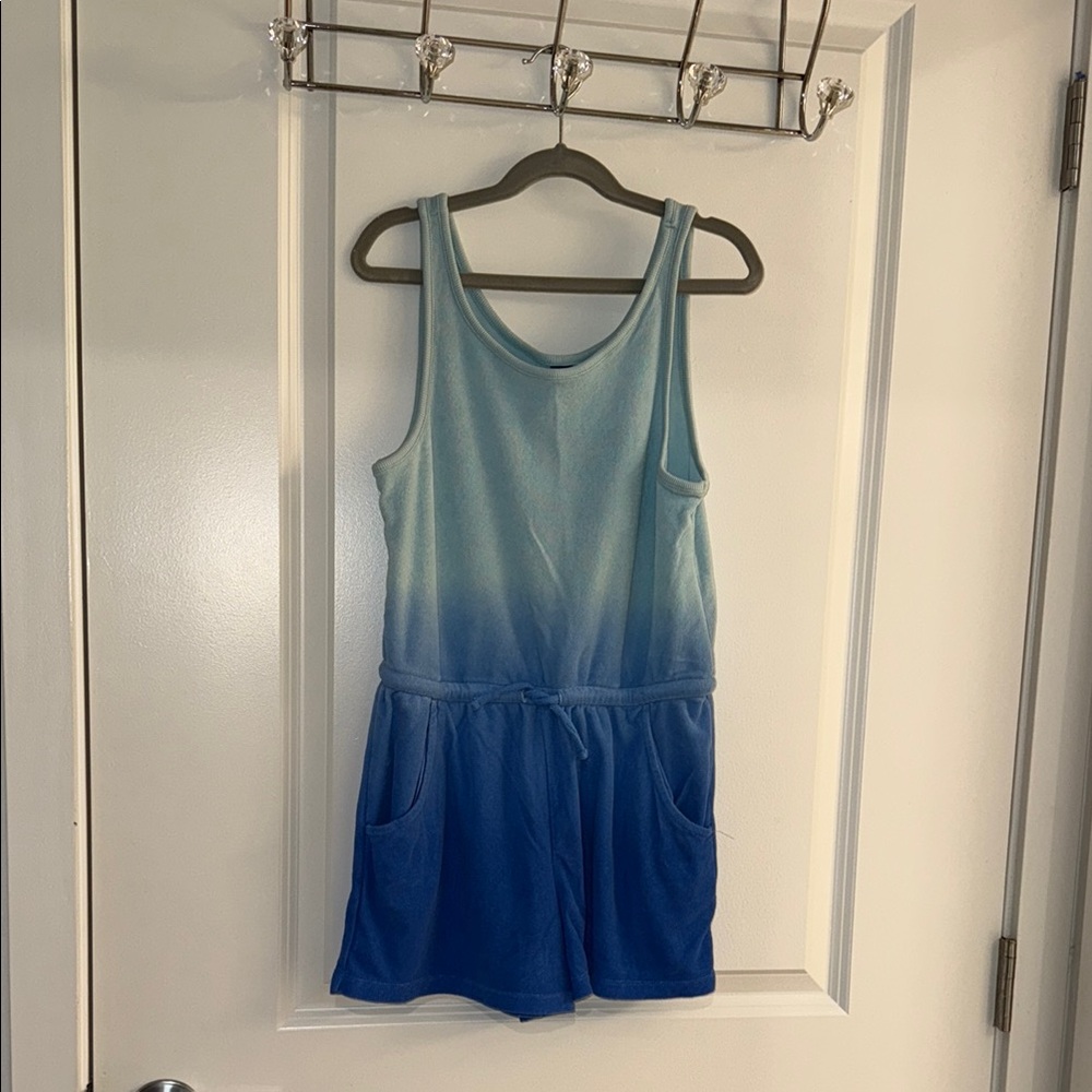 Kids Blue Ombre One Piece Romper
